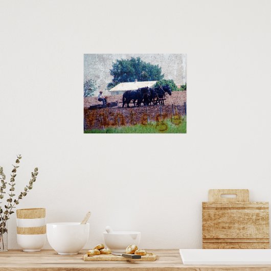 teamwerk poster (Keuken)