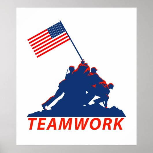 Teamwerk Poster (Voorkant)