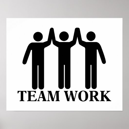 Teamwerk Poster (Voorkant)