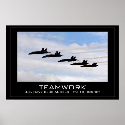 Teamwerk Poster (Voorkant)