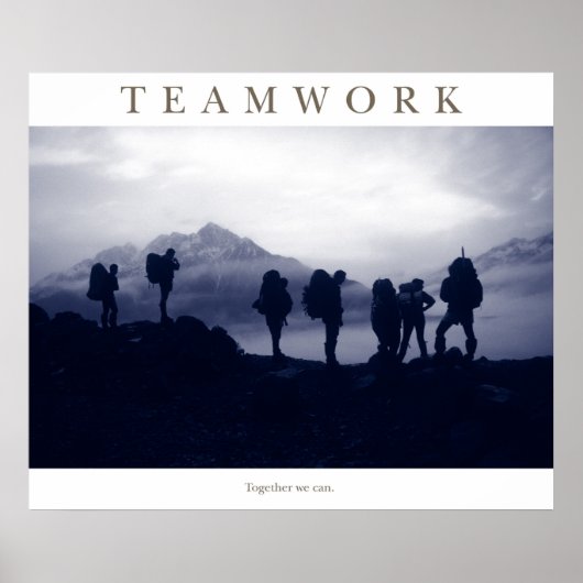 Teamwerk Poster (Voorkant)