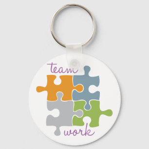 Teamwerk Sleutelhanger