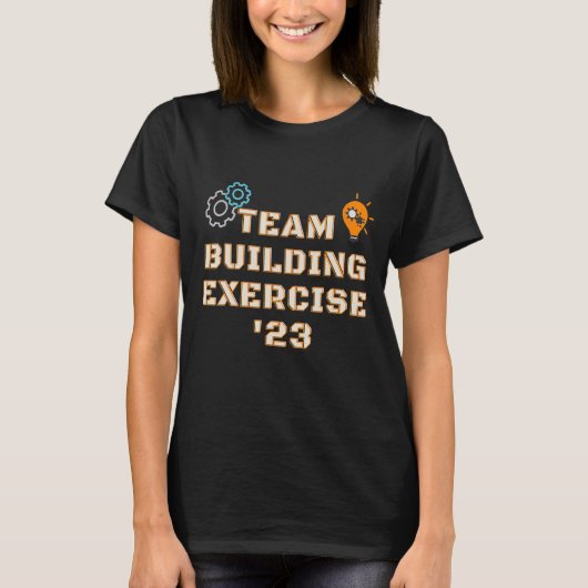 Teamwerkstelling 2023 Teamwork Motivation Bu T-shirt (Voorkant)
