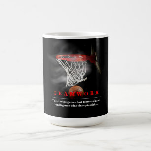 Teamwork Basketbal Motiverend Inspirerend Koffiemok