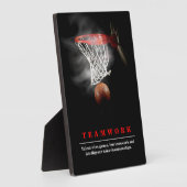 Teamwork Basketball Motivational Inspirational Fotoplaat (Zijkant)