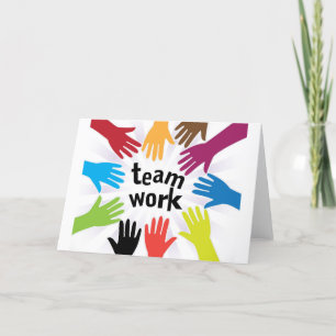 teamwork bedankkaart
