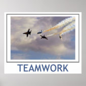 Teamwork Blue Angels Poster (Voorkant)