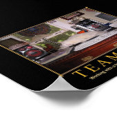 Teamwork Desk Kat Mini Poster (Hoek)