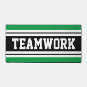 TEAMWORK Fun Green Black White Racing Stripes (Recto)