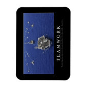 Teamwork: Inspirerend prijsopgave Magneet (Verticaal)