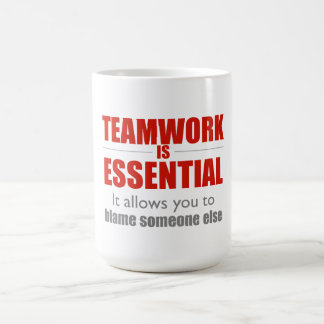 Teamwork is essentieel koffiemok