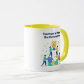 Teamwork Makes the Dream Work Mug Mok (Voorkant rechts)