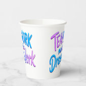 Teamwork makes the Dream Work Papieren Bekers (Links)