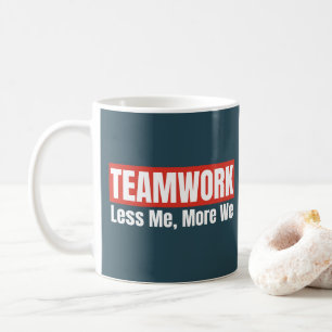 Teamwork Motiverend Kantoor BedrijfsCadeau Koffiemok