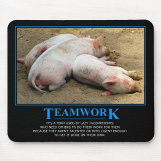 Teamwork mousepad muismat