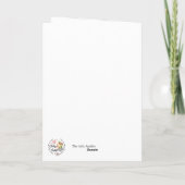 Teamwork Positive Words Appreciation Card Collabor Kaart (Achterkant)