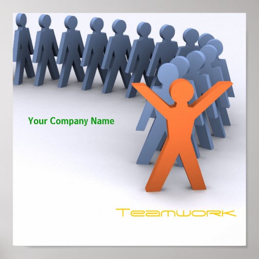 Teamwork Poster (Voorkant)