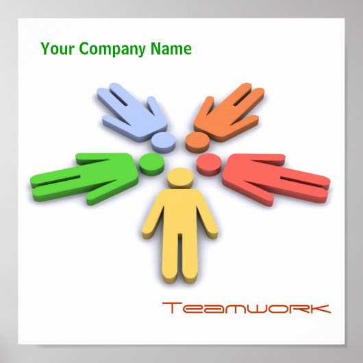 Teamwork Poster (Voorkant)