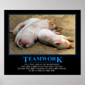 Teamwork poster (Voorkant)