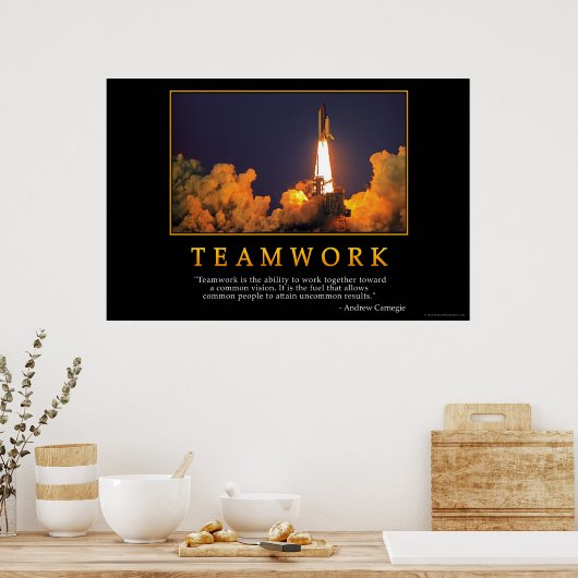 Teamwork Poster (Keuken)