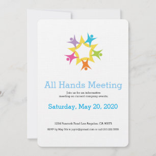 Teamwork Starburst Uitnodiging
