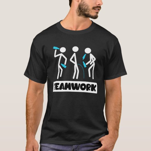 Teamwork Summer Vacation with Friends Spring Break T-shirt (Voorkant)