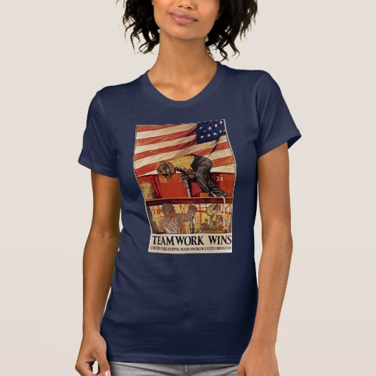 Teamwork Wins T-shirt (Voorkant)