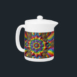 Teapot avec design couleur LGBTQ<br><div class="desc">Versez votre thé favori avec fierté en utilisant notre théière exclusive avec un design de couleurs LGBTQ vibrant! Cette théière n’est pas seulement fonctionnelle, c’est une belle expression d’amour, d’égalité et d’inclusion. Le design audacieux présente les couleurs LGBTQ emblématiques dans un motif moderne et abstrait, ce qui en fait un...</div>