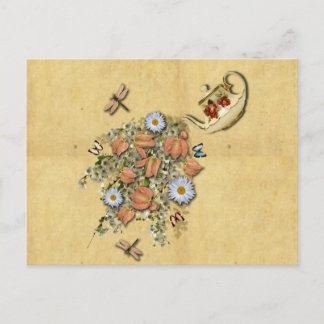 Teapot Avec Ressort Carte Postale