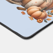 Teapot citrouille avec fleurs d'automne (Coin)