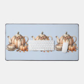 Teapot citrouille avec fleurs d'automne (Clavier et souris)