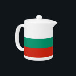 Teapot drapeau bulgare<br><div class="desc">Ajoutez une touche de fierté bulgare à votre tea time avec notre théière exclusive avec le drapeau de la Bulgarie ! Réalisée avec une attention minutieuse aux détails, cette théière est plus qu’un simple élément fonctionnel, c’est une célébration de la riche culture et du patrimoine de la Bulgarie. Le design...</div>