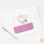 Teapot Echinacea Tea Label (Envelop)