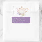 Teapot Lavender Tea Étiquette (Sac)