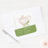 Teapot Lemongrass Étiquette de thé (Enveloppe)