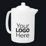 Teapot logo personnalisé<br><div class="desc">Obtenez n'importe quelle image ou logo sur cette belle théière</div>