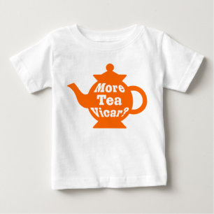 Teapot, nog meer thee Vicar? - Oranje en wit