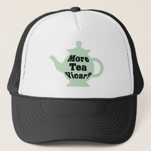 Teapot, nog meer thee Vicar? - Zwart op lichtgroen Trucker Pet