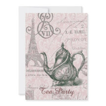 teapot paris eiffel tower  tea party