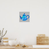 Teapot tea maakt alles beter om te citeren poster (Keuken)