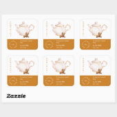 Teapot Turmeric Root Tea Label (Vel)