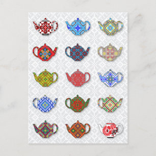 Teapots Briefkaart