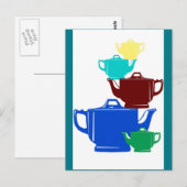 Teapots - Cartes postales (Devant / Derrière)