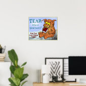 TEAR in een goed boek! Poster (Thuiskantoor)