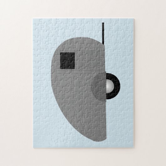 TEARDROP CAMPER TRAILER JIGSAW PUZZZLE LEGPUZZEL (Verticaal)