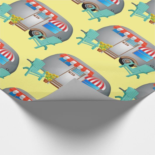 Teardrop Caravan Camper Thunder_Cove Cadeaupapier (Hoek)