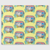 Teardrop Caravan Camper Thunder_Cove Cadeaupapier (Vlak)