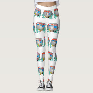 Teardrop Caravan Camper Thunder_Cove Leggings
