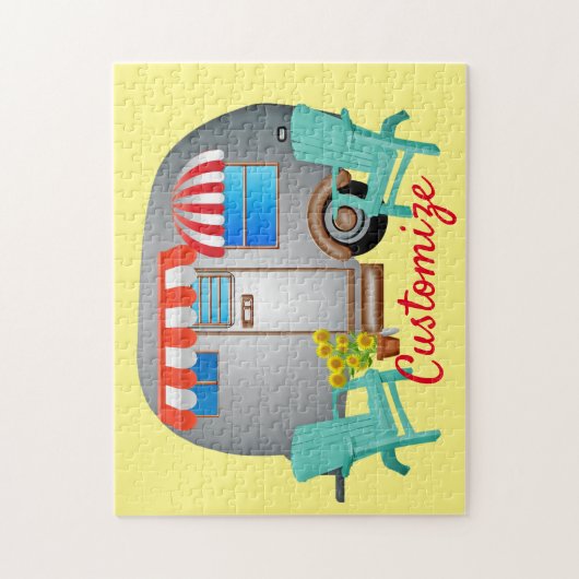 Teardrop Caravan Camper Thunder_Cove Legpuzzel (Verticaal)