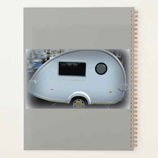 Teardrop caravane gitane heureux glambages (Dos)